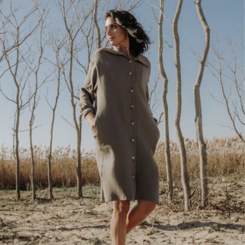 COPY - DressBlank Olive Cardigan Dress Small NWT